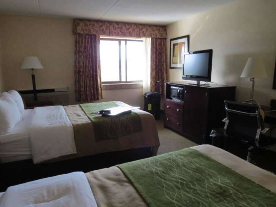 Fenster ließen sich sogar einen Spalt öffnen Hotel Comfort Inn Lansing