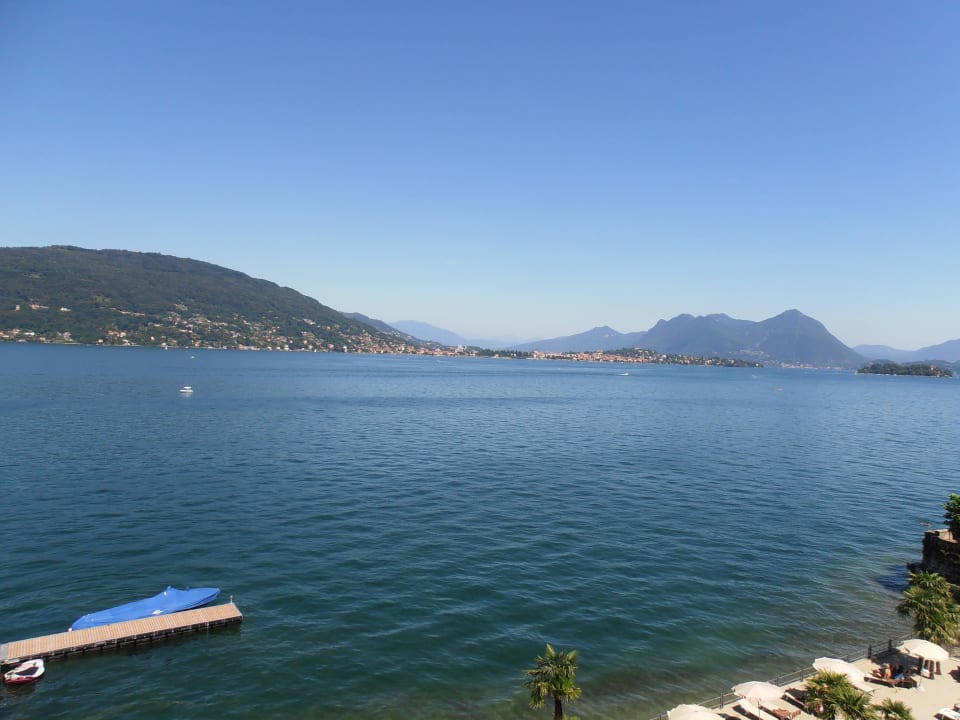 Aussicht vom Balkon Hotel Splendid