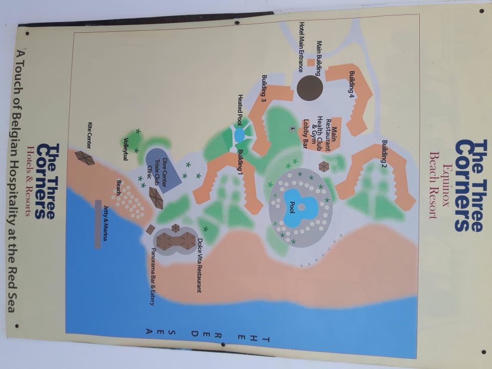 Komplettübersicht der Anlage Three Corners Equinox Beach Resort