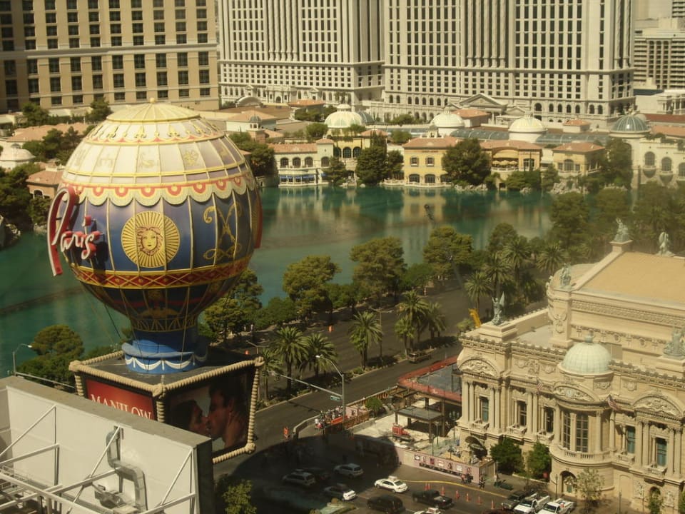 Blick aus unserem Zimmer Hotel Planet Hollywood Resort & Casino