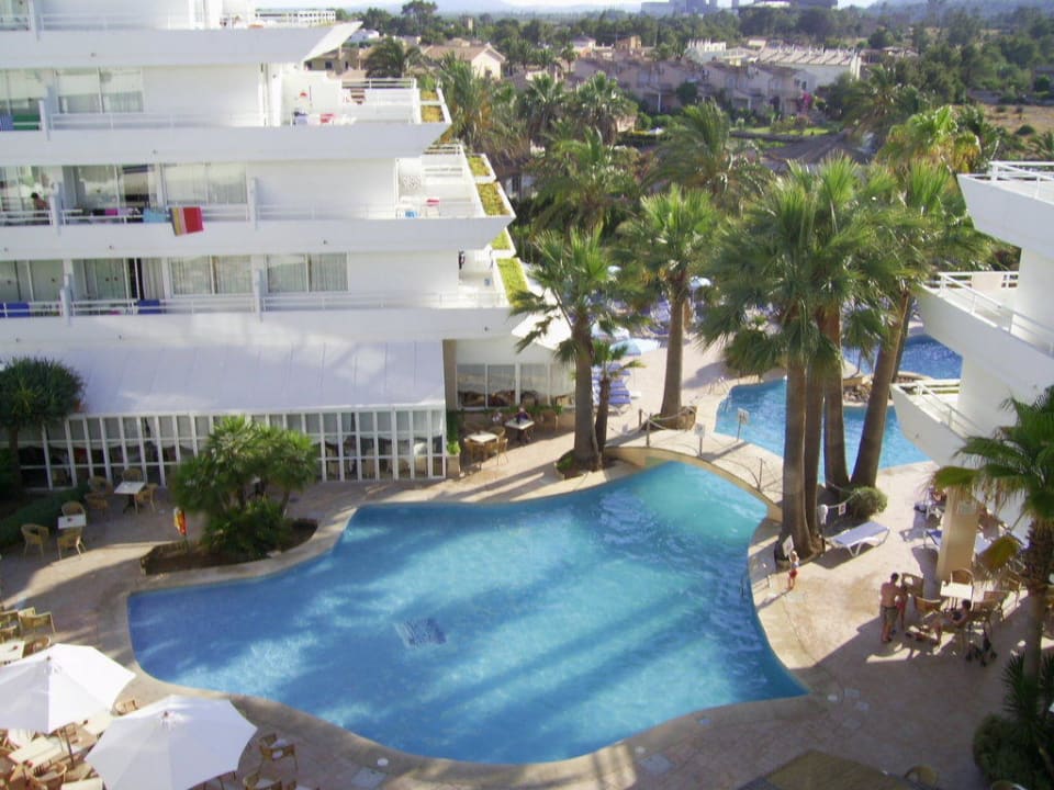 Blick vom Balkon Zimmer 419 VIVA Eden Lago