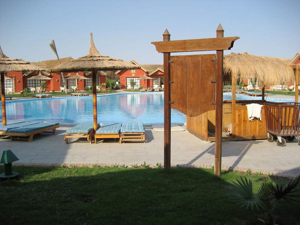 Terrassenausblick Pickalbatros Jungle Aqua Park Resort - Neverland Hurghada