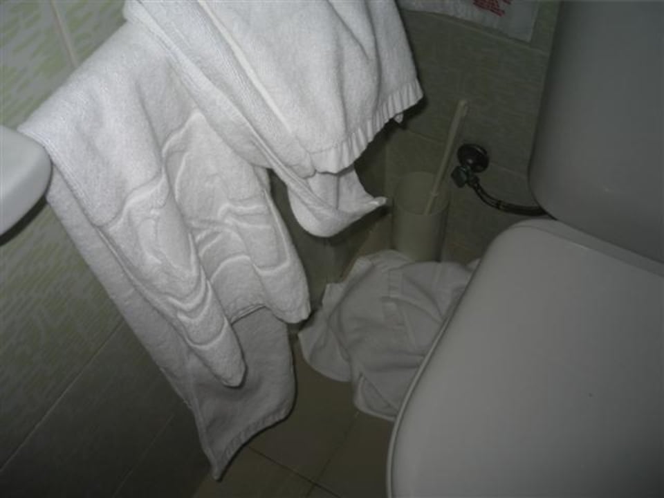 Handtuch am Klo allsun Hotel Paguera Park