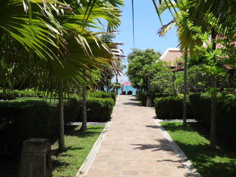 Weg zum Strand Khaolak Laguna Resort