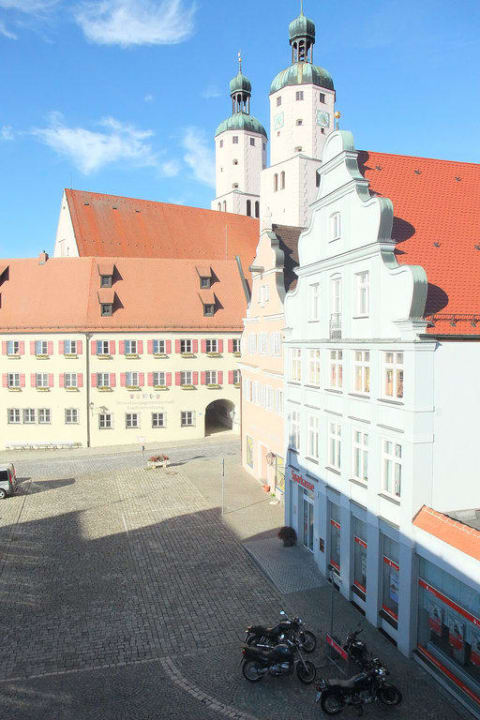 Aussicht vom Zimmer auf Marktplatz Hotel Ambiente