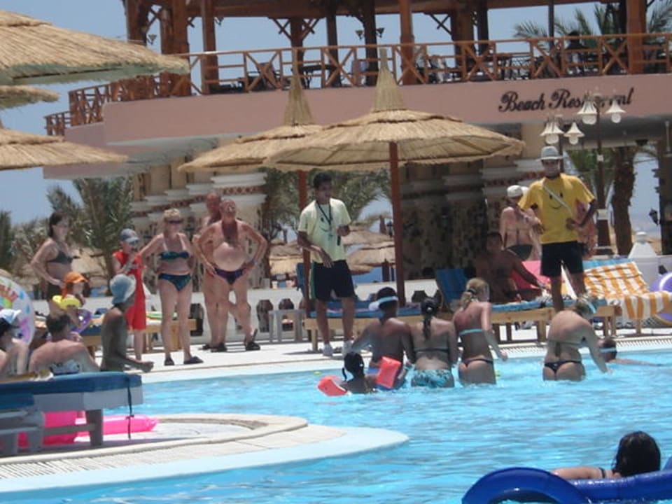 Animation am Pool Beach Albatros Resort