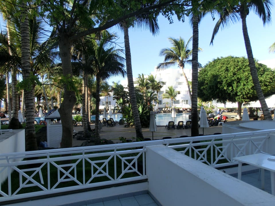 Blick aus dem Zimmer morgens Hipotels La Geria