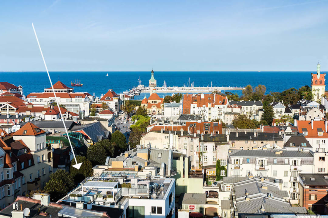 Zdjęcie z lotu ptaka Apartment Taras Na Fali