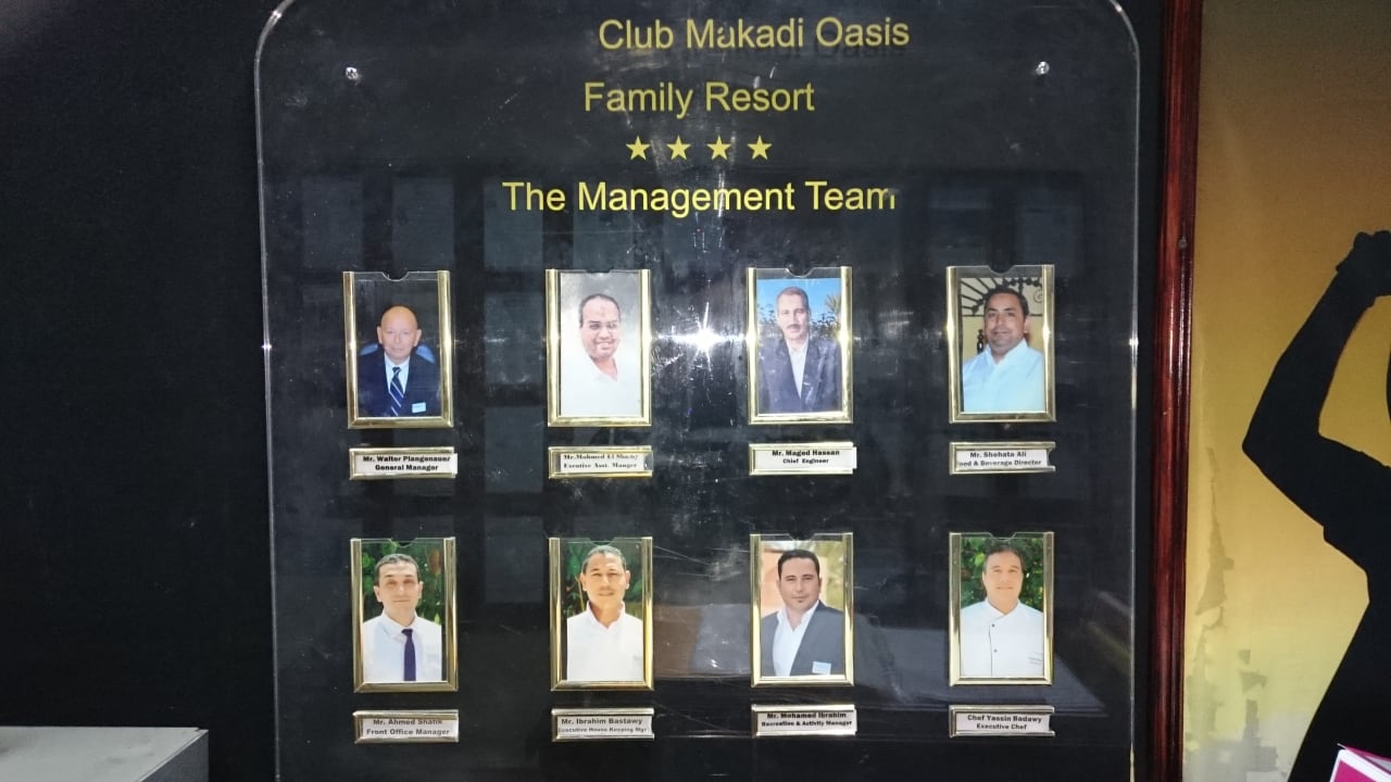 Einige der Verantwortlichen Jaz Makadi Oasis Resort