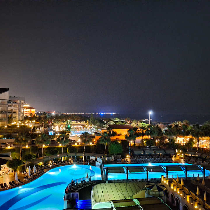 Ausblick Sunis Evren Beach Resort Hotel & Spa
