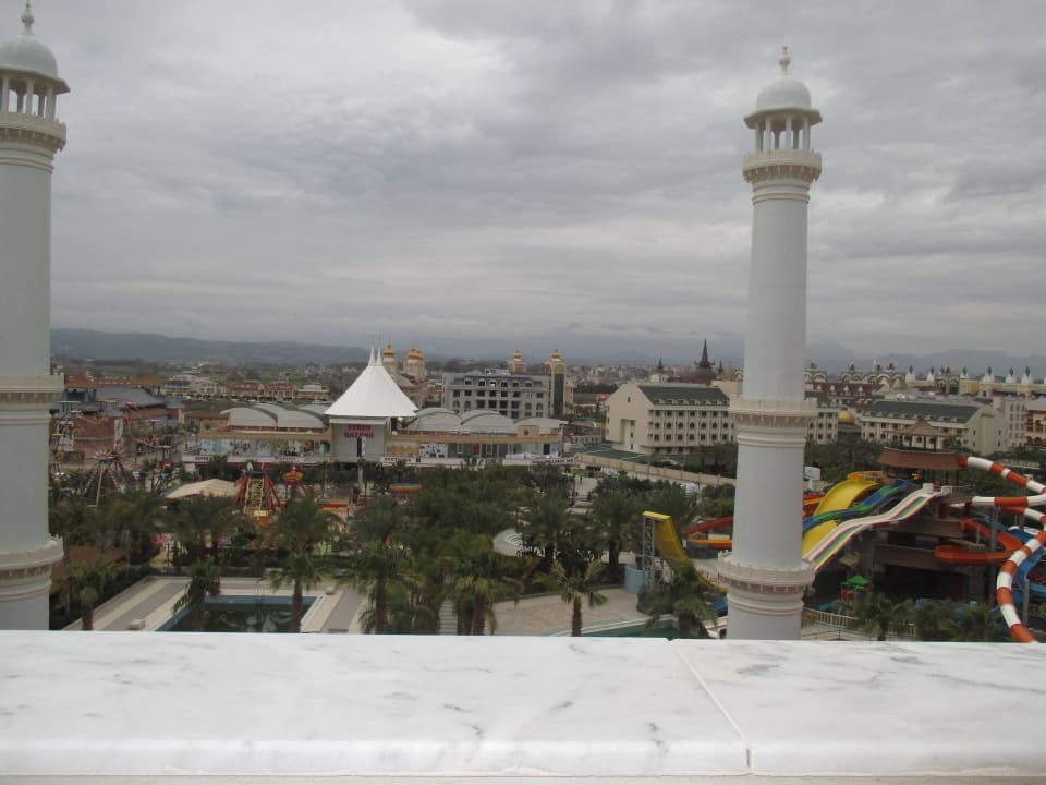 Aussicht von meinem Zimmer Royal Taj Mahal Hotel