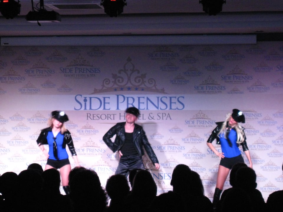 Eine der Abendshows Side Prenses Resort & Spa