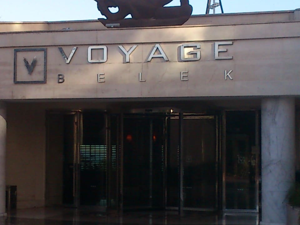 Eingang zum Haupthaus Voyage Belek Golf & Spa