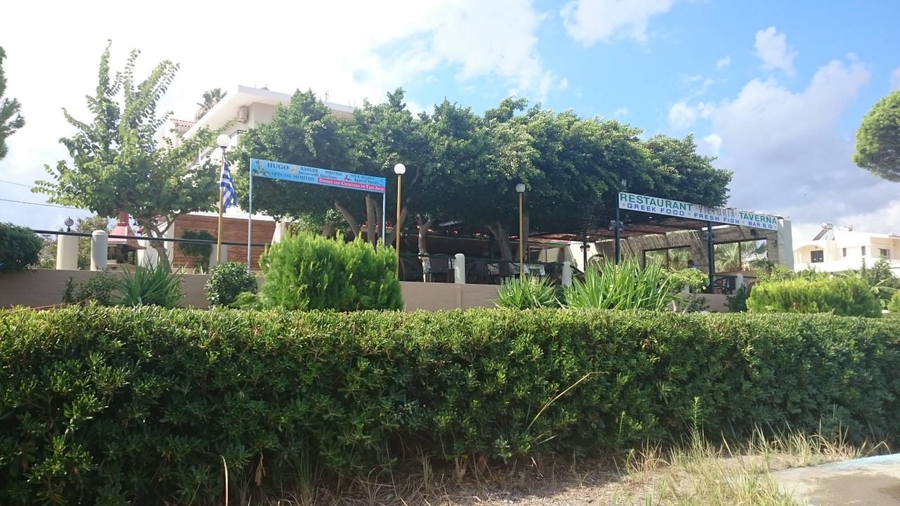 Hotel Viktoria vom Strand aus Pension Victoria