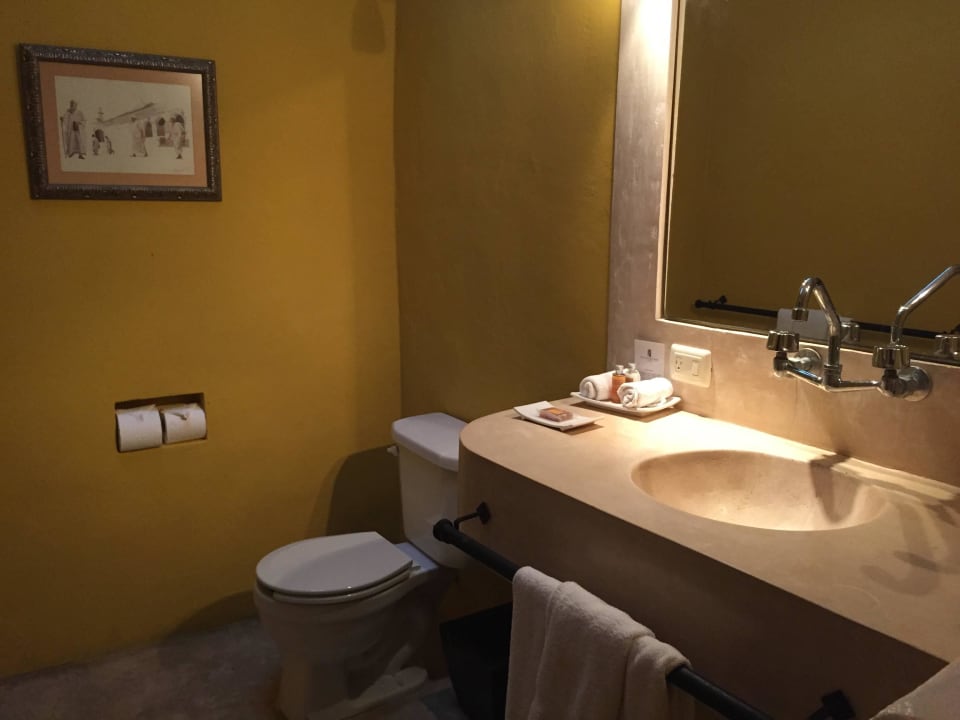 Badezimmer mit Dachfenster Hotel Hacienda Merida