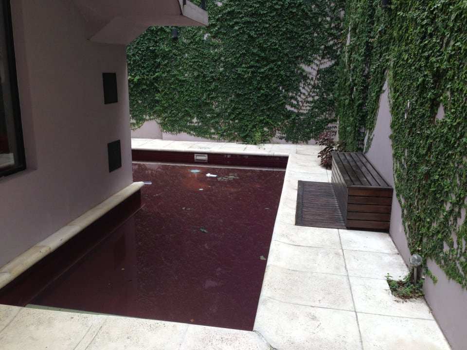 Der Pool - nicht wirklich zum Schwimmen Las Cepas Hotel de Cata & Relax