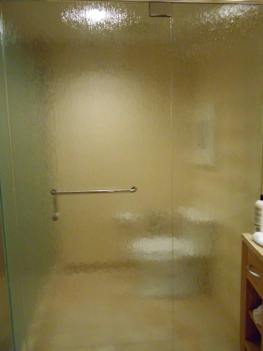 Bathroom inside left and on right side Bathtub  Trump International Hotel Las Vegas