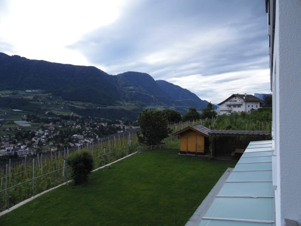 Blick vom Balkon Pension Forcher