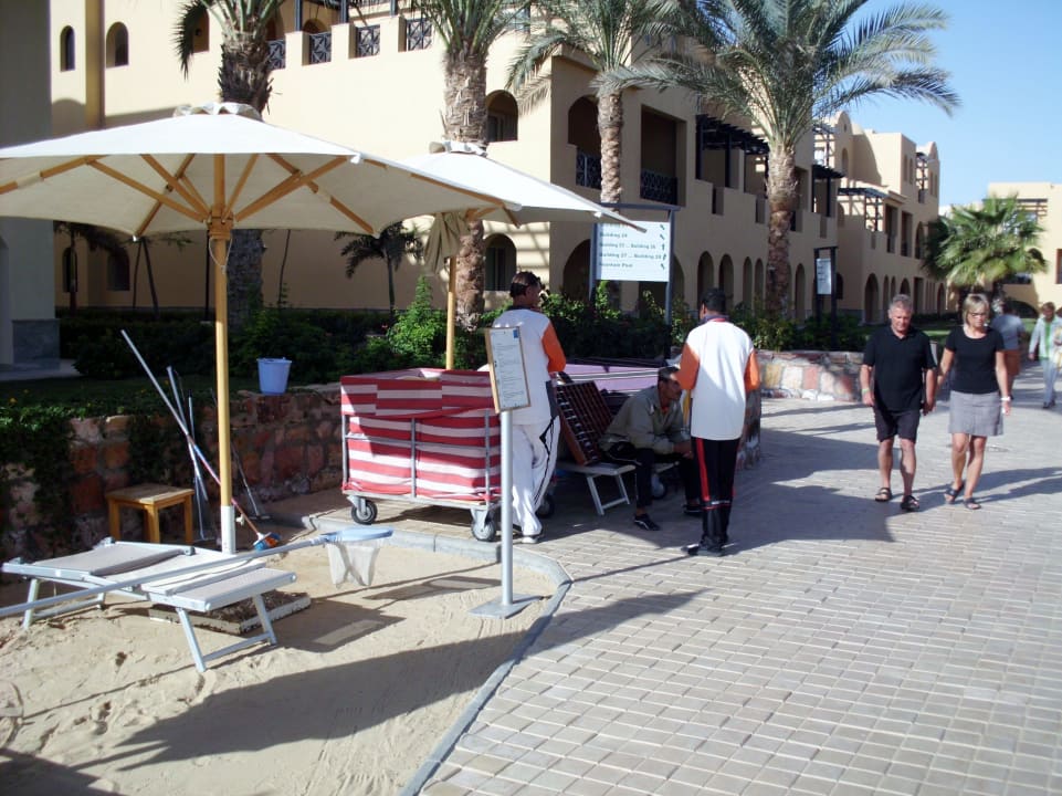 Handtuchausgabe Stella Garden Resort & Spa, Makadi Bay