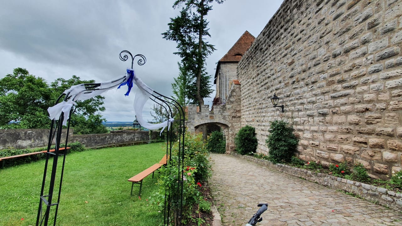 Gartenanlage Hotel Burg Colmberg