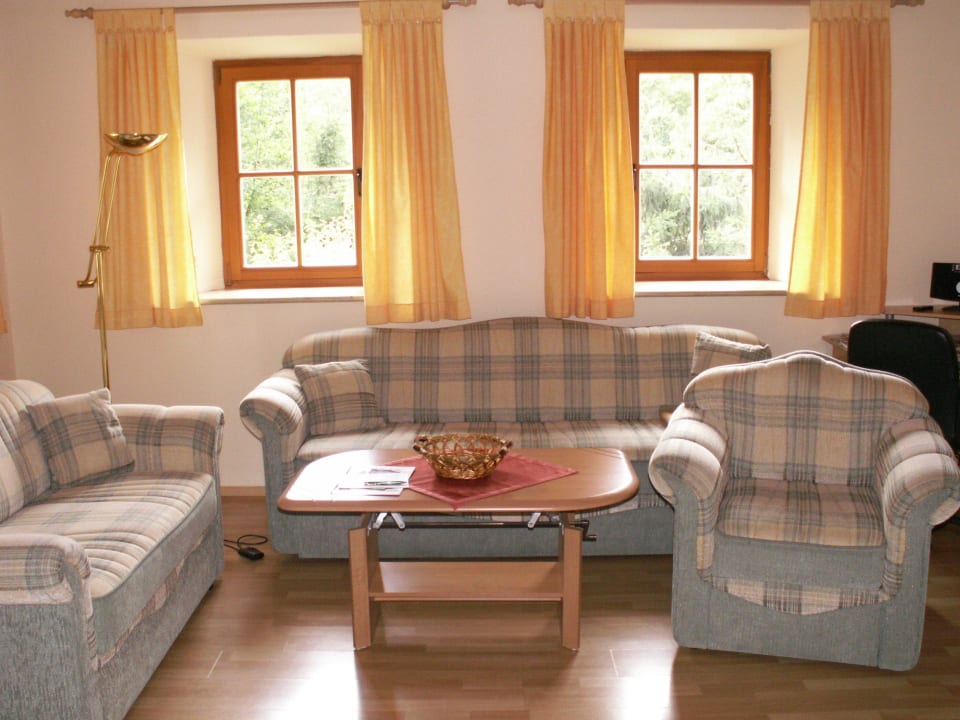 Wohnzimmer FeWo 1 Ferienwohnung Sternkopf