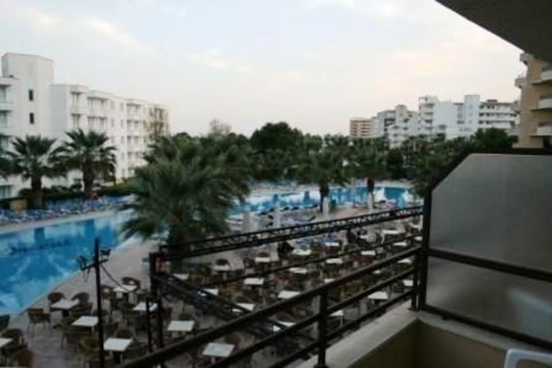 Ausblick vom Balkon allsun App.-Hotel Orient Beach