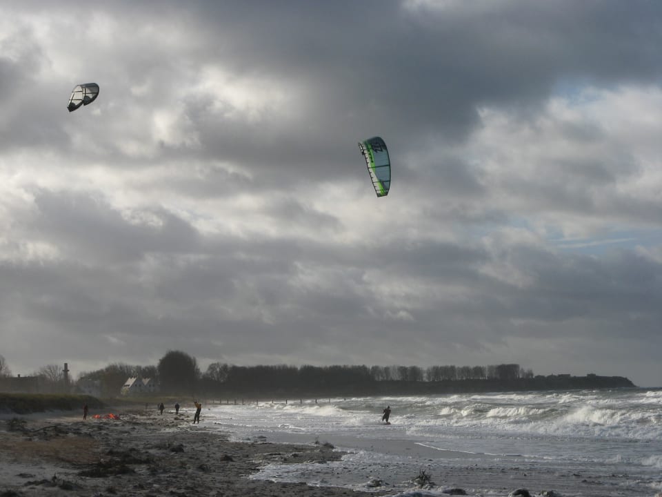 Kitesurfen am Strand von Rerik Ostseepension Rerik