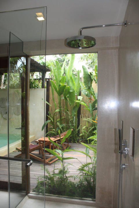 Unsere Dusche  Anantara Rasananda Koh Phangan -  Villas