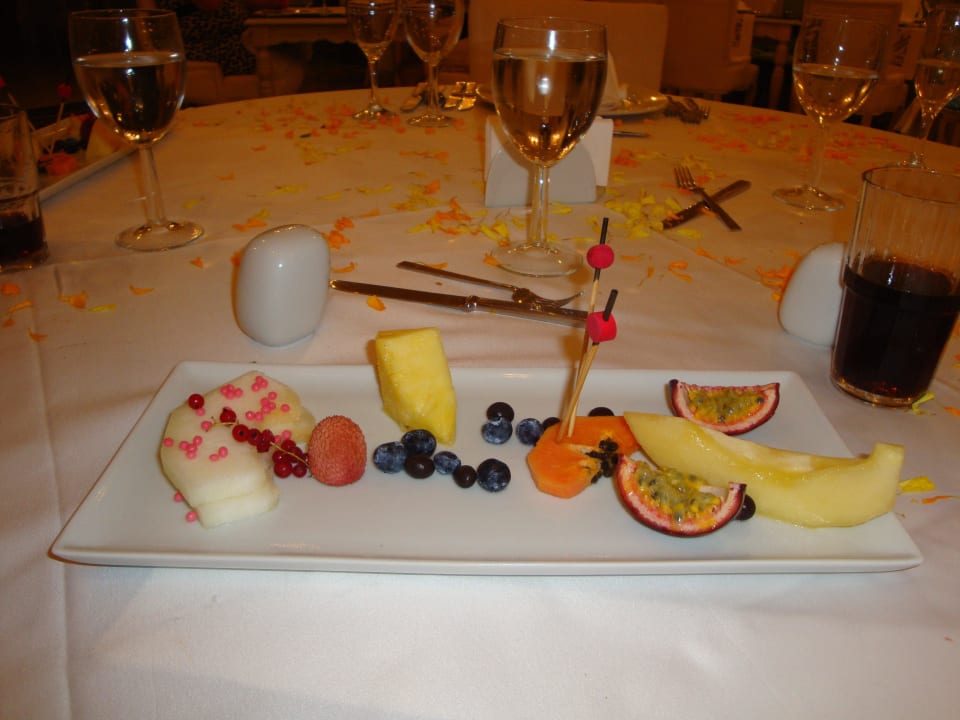 Nachtisch beim Griechen Hotel Delphin Imperial