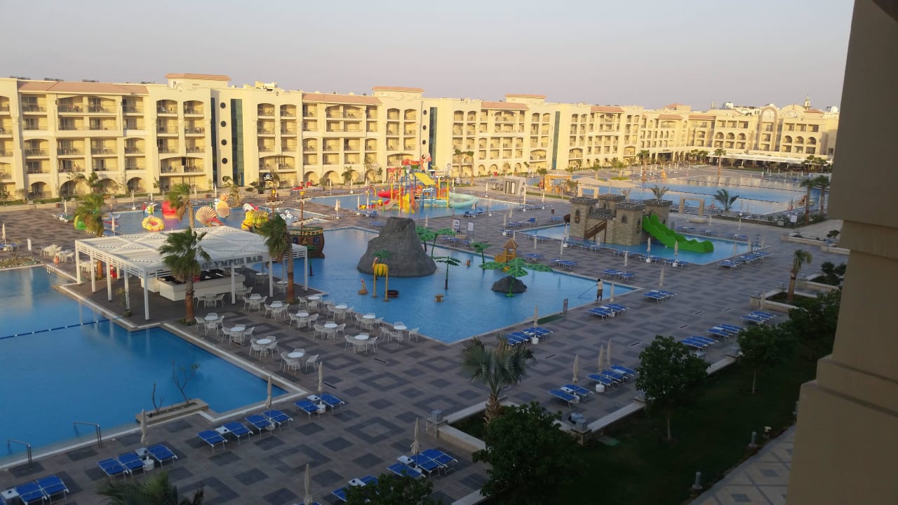 Zimmerausblick bei Tag Pickalbatros White Beach Resort - Hurghada