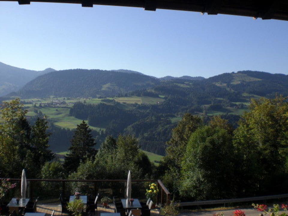 Zimmerausblick Allgäuer Panoramahotel