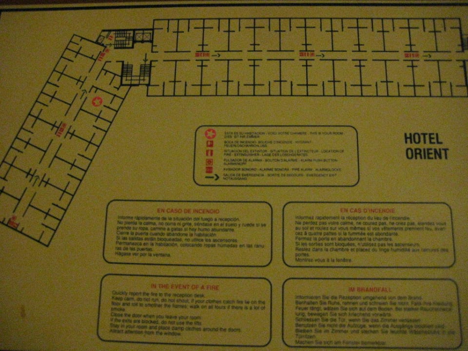 Lageplan Grupotel Orient