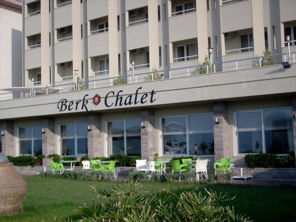 Blick auf das Hotel bei Ankunft Hotel Büyük Berk