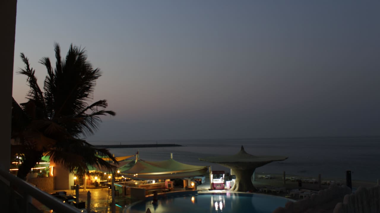 Ausblick vom Zimmer 1. Stock Block 3 Radisson Blu Resort Fujairah