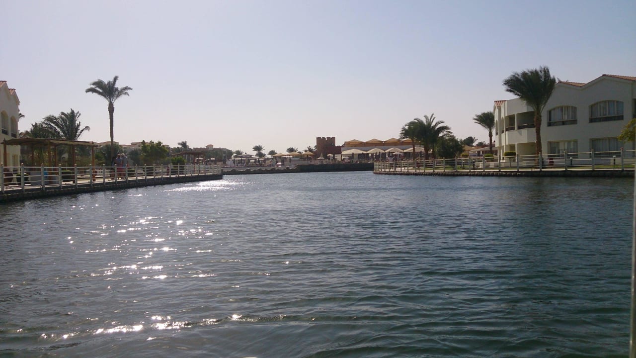 Lagune in Richtung Castello Pickalbatros Dana Beach Resort - Hurghada