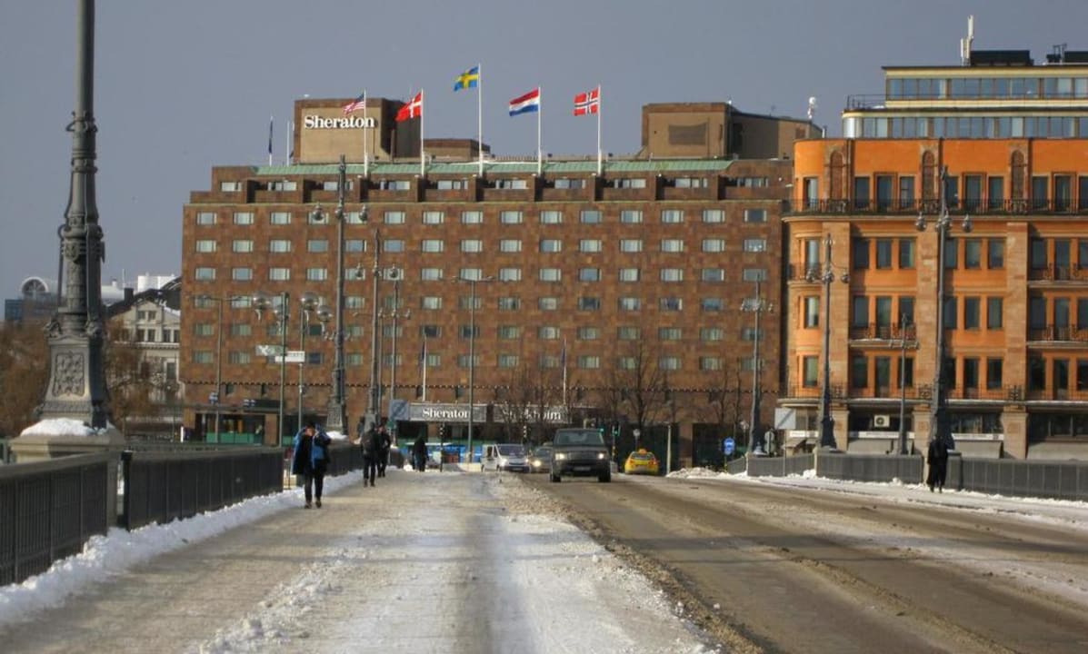 View from the bridge Hotel Sheraton Stockholm