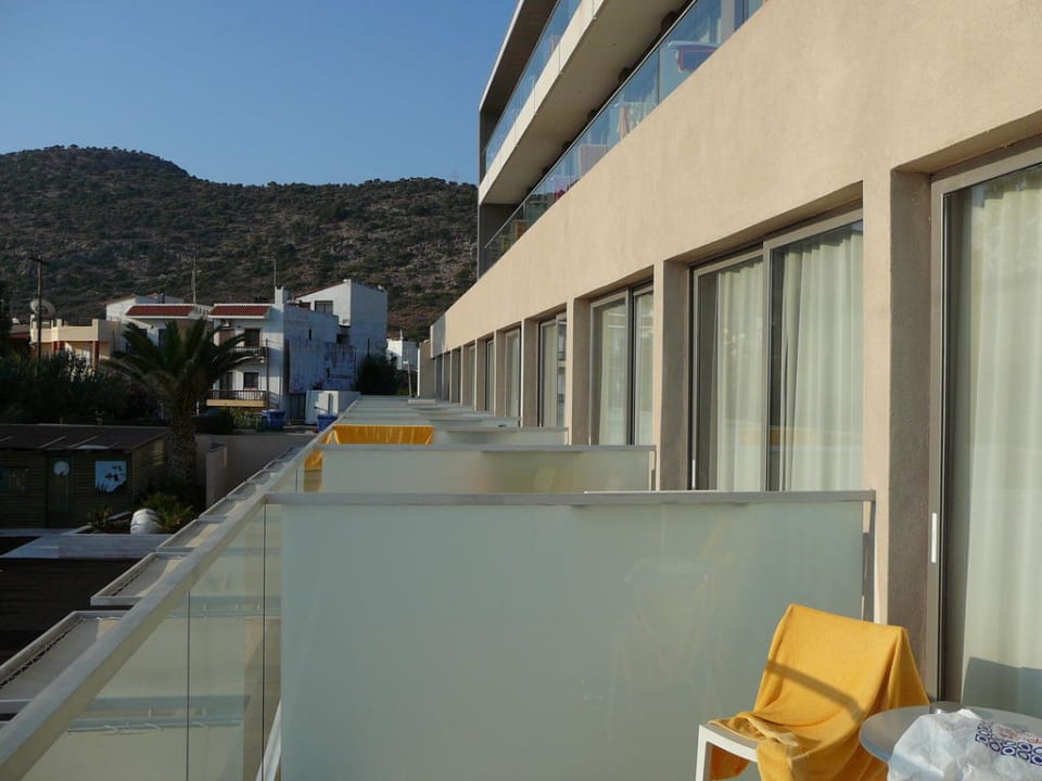 Balkon vor Zimmer I Resort Beach Hotel & Spa