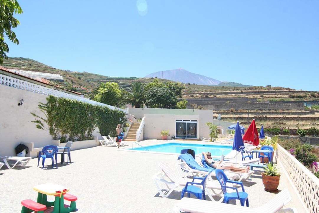 Pool mit Teide-Blick Finca San Juan