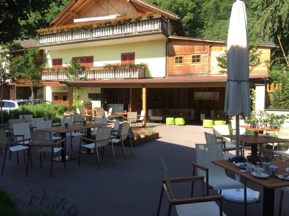 Restaurantbereich aussen Hotel Mehrhauser