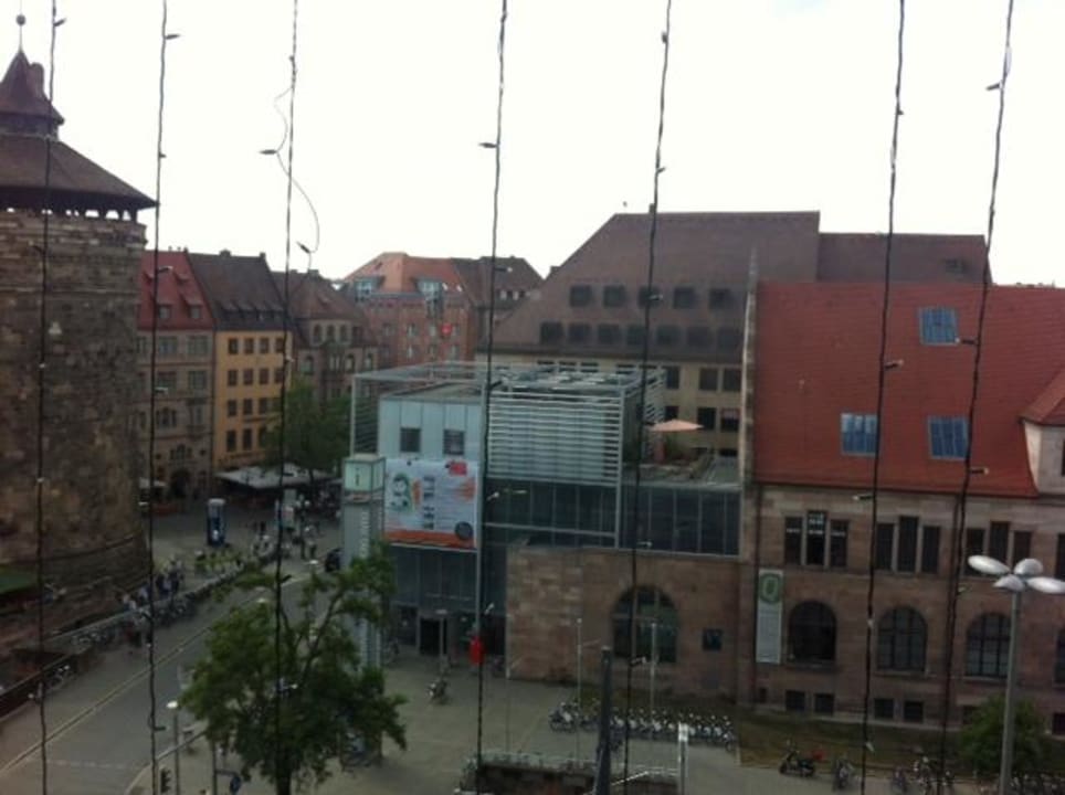Ausblick 5. Stock zur Altstadt Le Méridien Grand Hotel Nürnberg