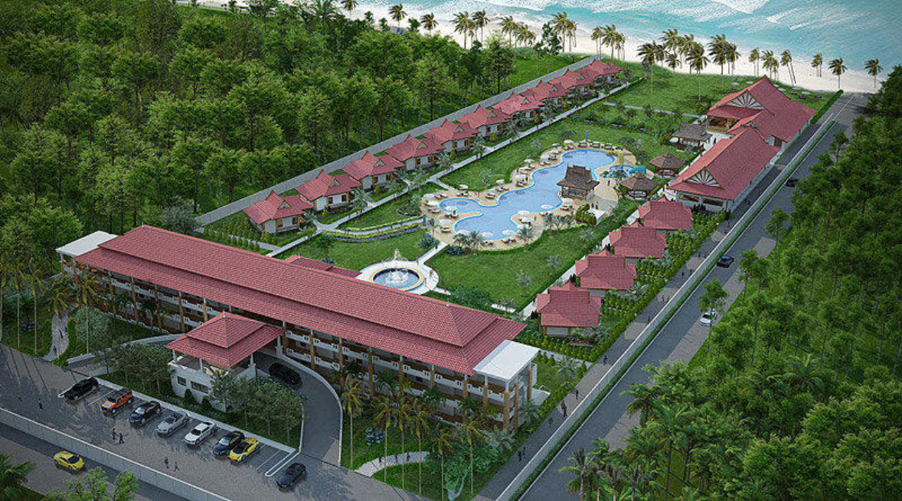 Hotel layout The sunset beach resort (koh kho khao)