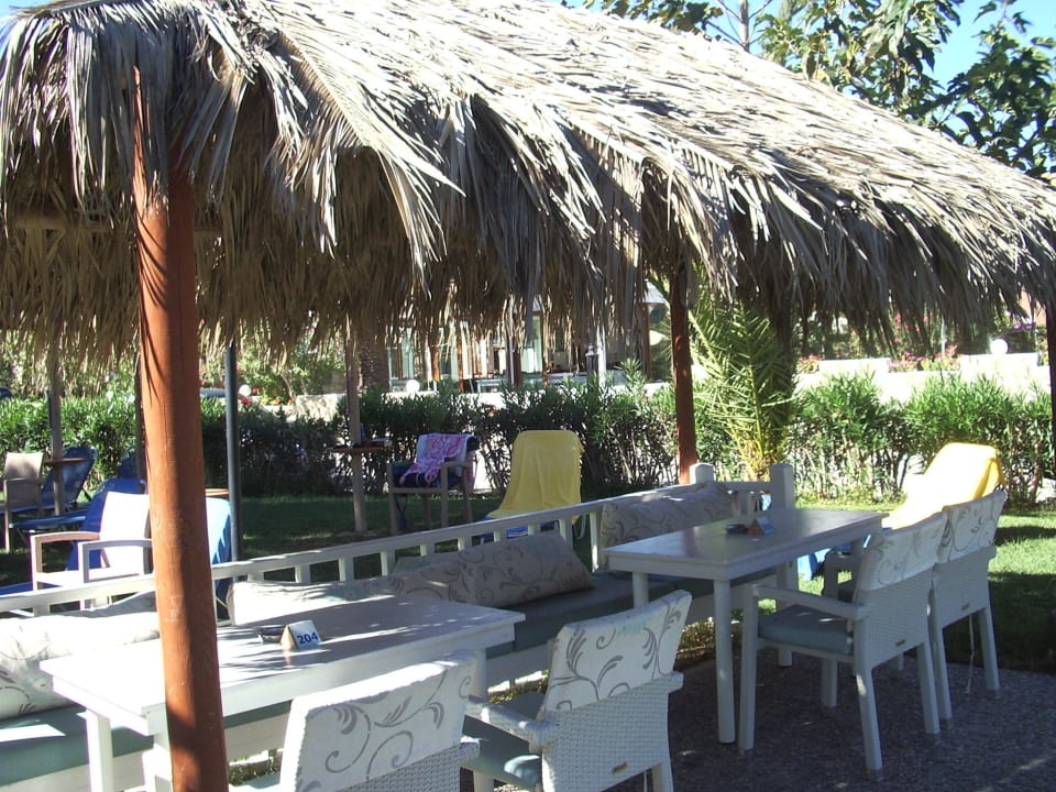 Garten mit schöner Sitzecke Corissia Beach Hotel
