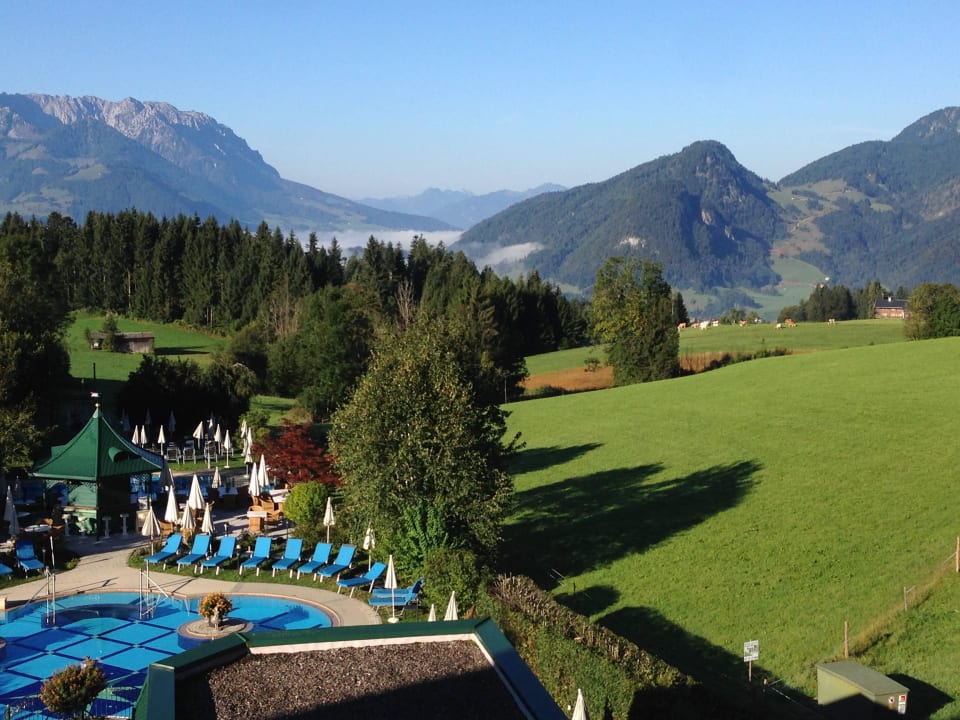 Blick nach Westen Wohlfühlresort Peternhof