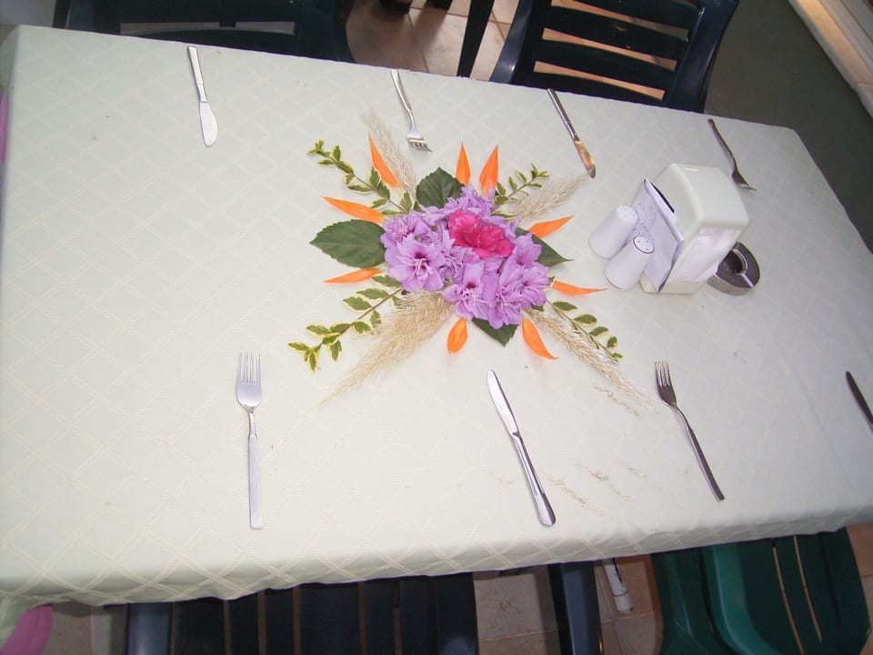 Tischschmuck zum Geburtstag Hotel Gardenia Beach
