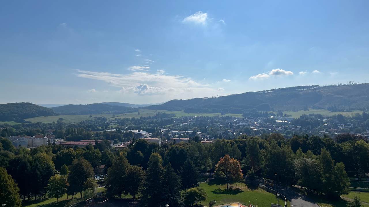 Ausblick AHORN Berghotel Friedrichroda