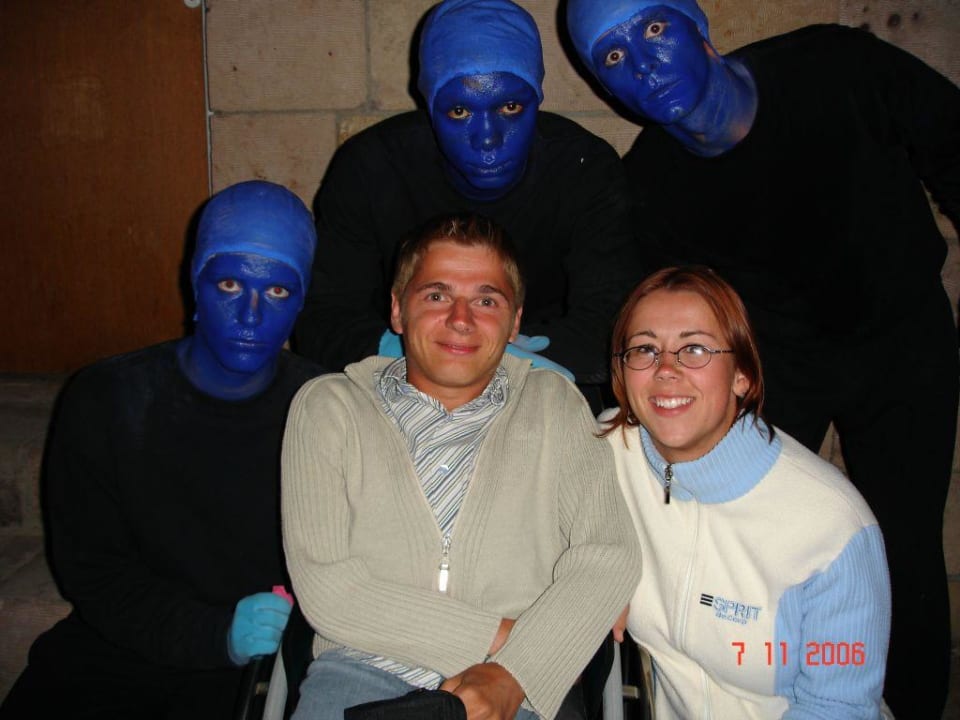 Wir und die Blue Man Golden Beach Resort