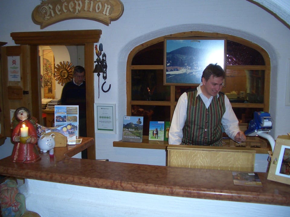 Rezeption Hotel GUT Trattlerhof & Chalets