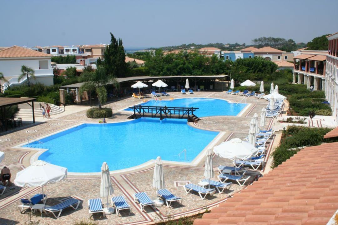 Piscine vue du toit Aldemar Olympian Village