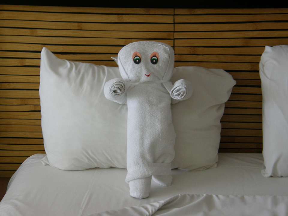 Ludzik z ręcznika Sandos Playacar Beach Resort