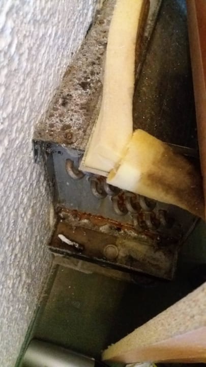 Verschimmelte Klimaanlage Hotel Athos Palace